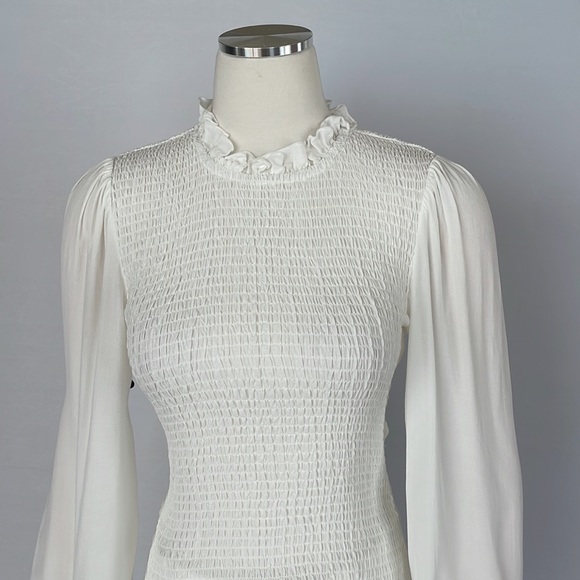 Venus Elastic Bodice Top White Size Small - Picture 3 of 9